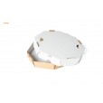 Caixa Pizza Oitavada  25cm Tampa e Fundo Branco 25 Unidades